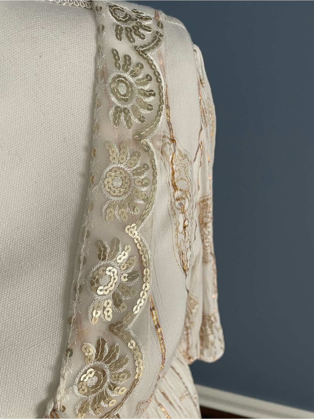 Anthropology M 2 Magic Boho Goddess Maxi Dress - Picture 5 of 8